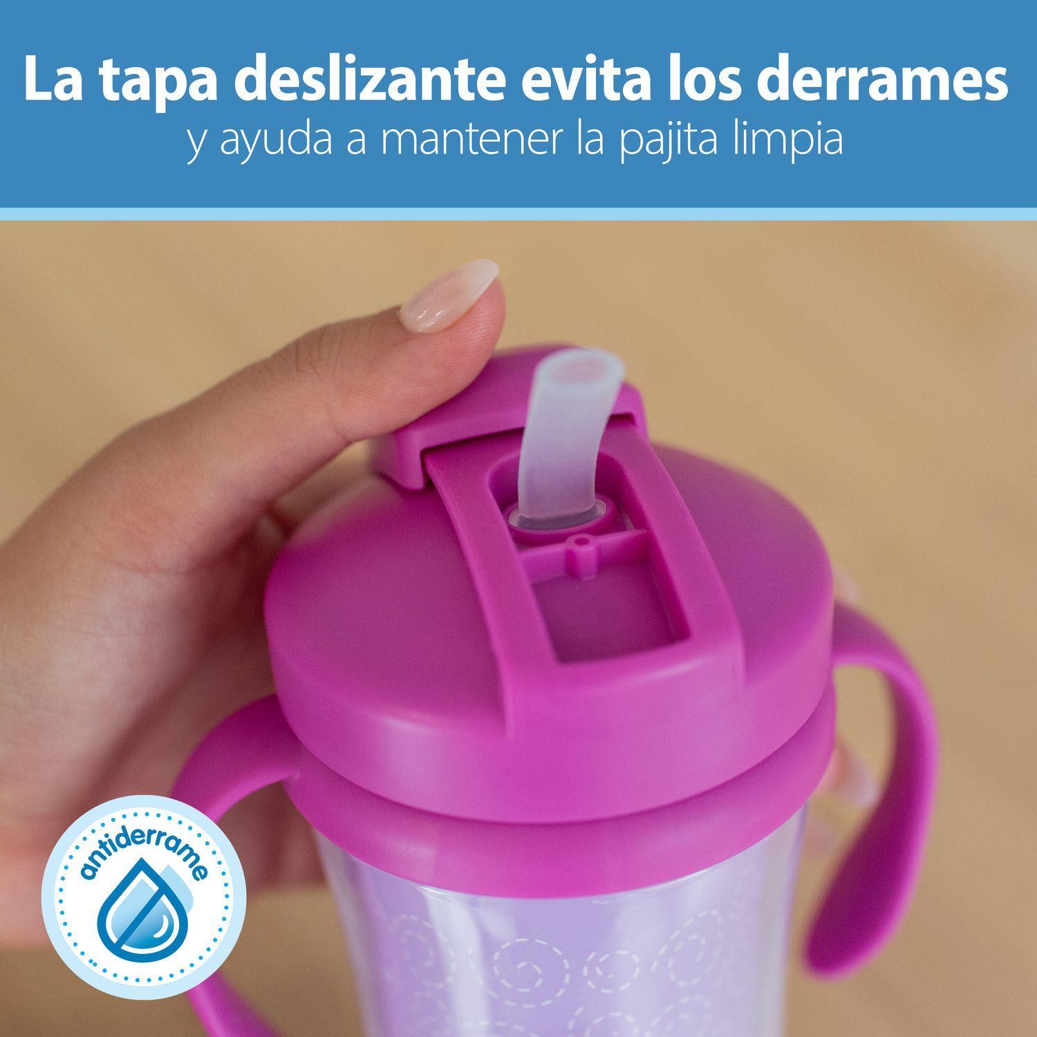 Vaso Termico Con Bombilla 12m Dr Brown s 300ml Rosado-5