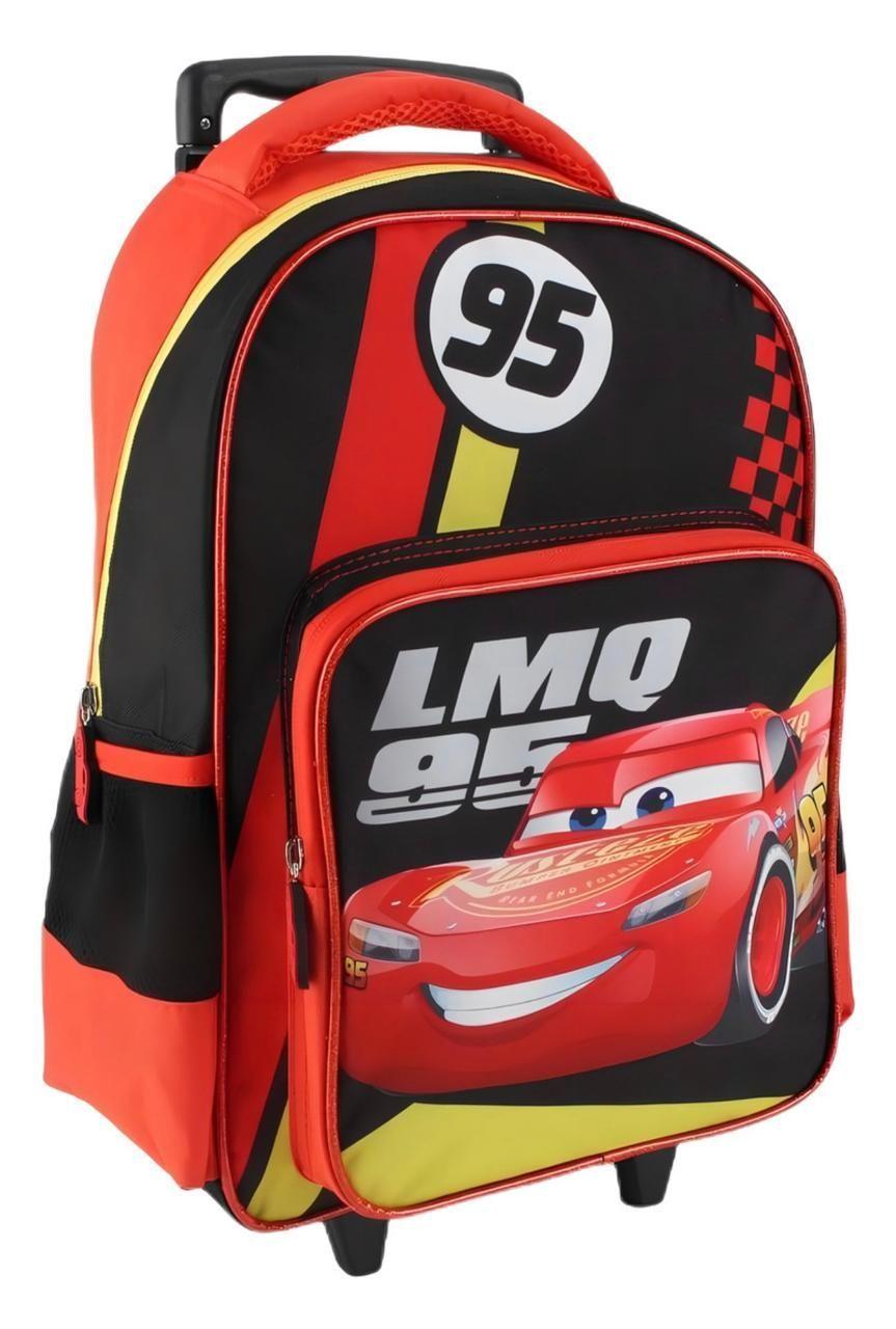 Mochila Infantil Con Rueda lonchera estuche Ni os Cars autos-3