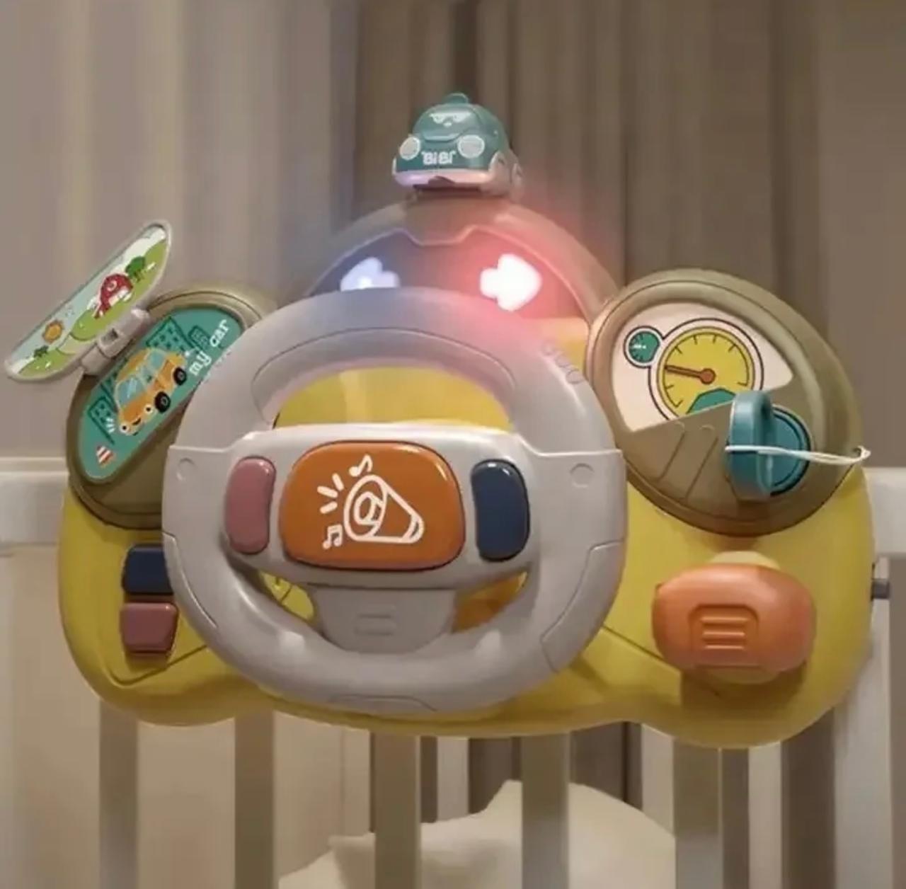 Volante Infantil Multifuncion Para Bebe Juguete Musicales-2