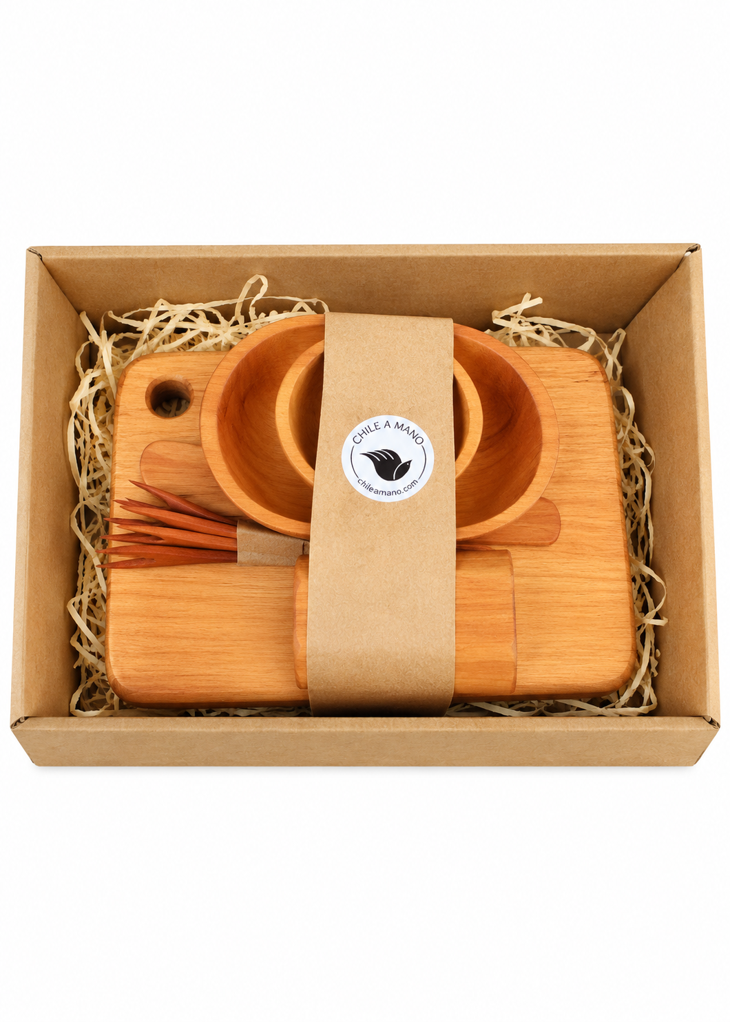 Set de aperitivo en madera nativa-2