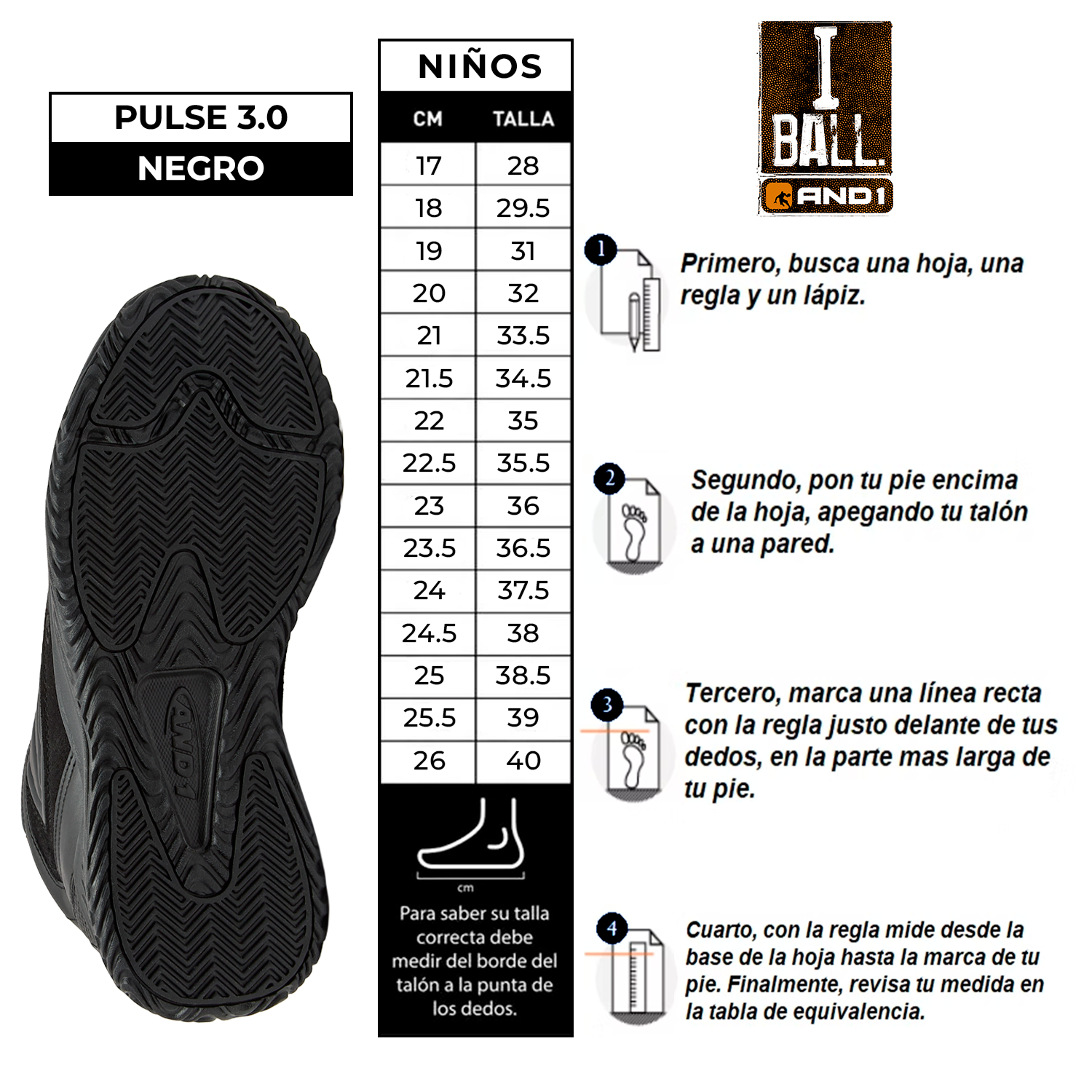 Zapatillas Niños And1 Pulse 3.0 Gris / Morado-1
