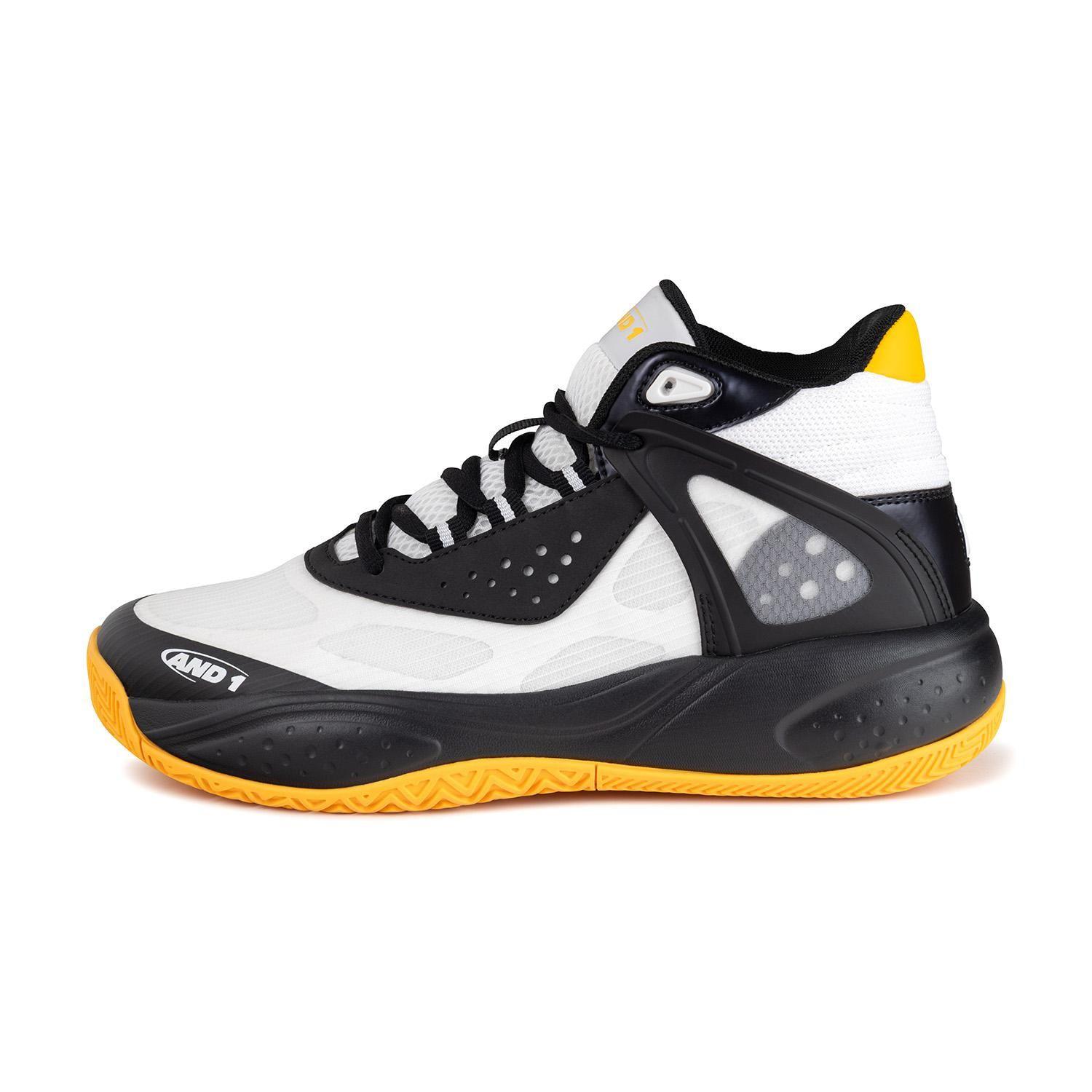 Zapatillas Niños And1 Revel Mid Blanco / Amarillo-0