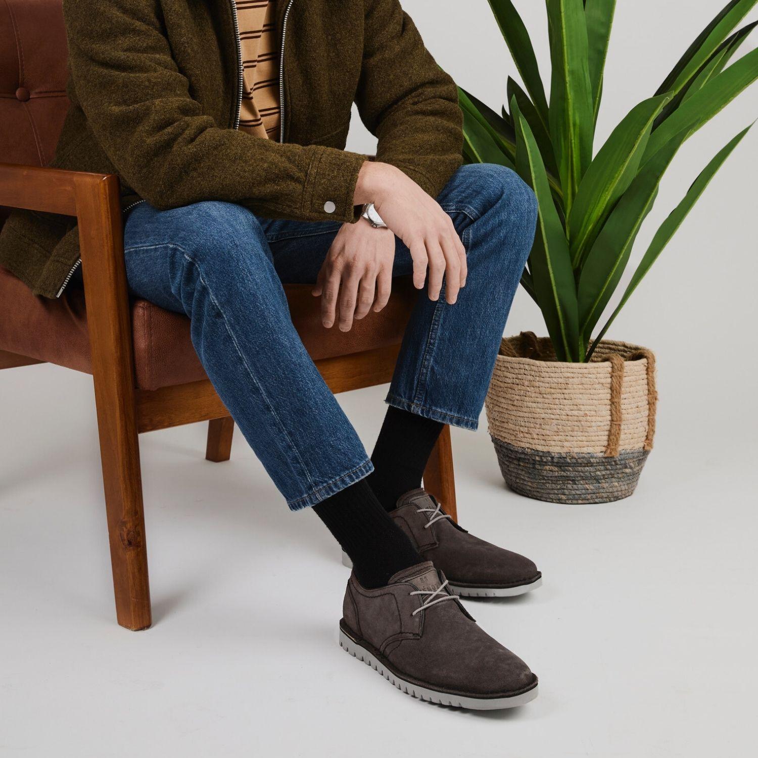 Zapato Cuero Hombre Véroz Harbour Light - Marengo-4