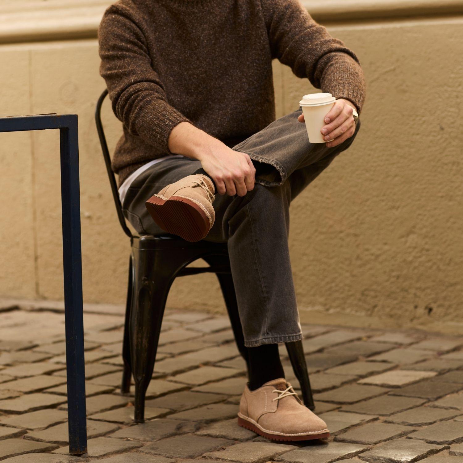 Zapato Cuero Hombre Véroz Harbour Light - Arena-4