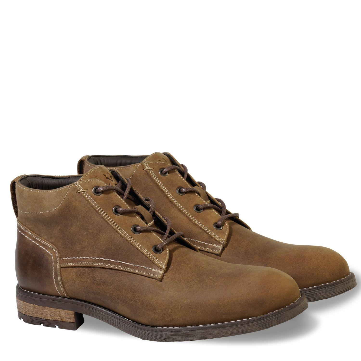 Botin Mid Cuero Hombre Véroz Torri - Tabaco-1