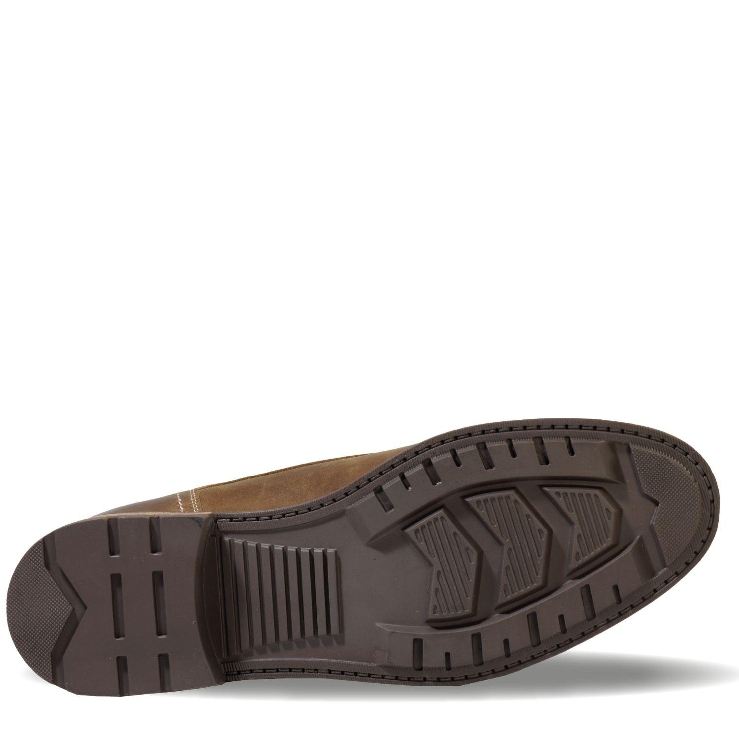 Botin Mid Cuero Hombre Véroz Torri - Tabaco-2