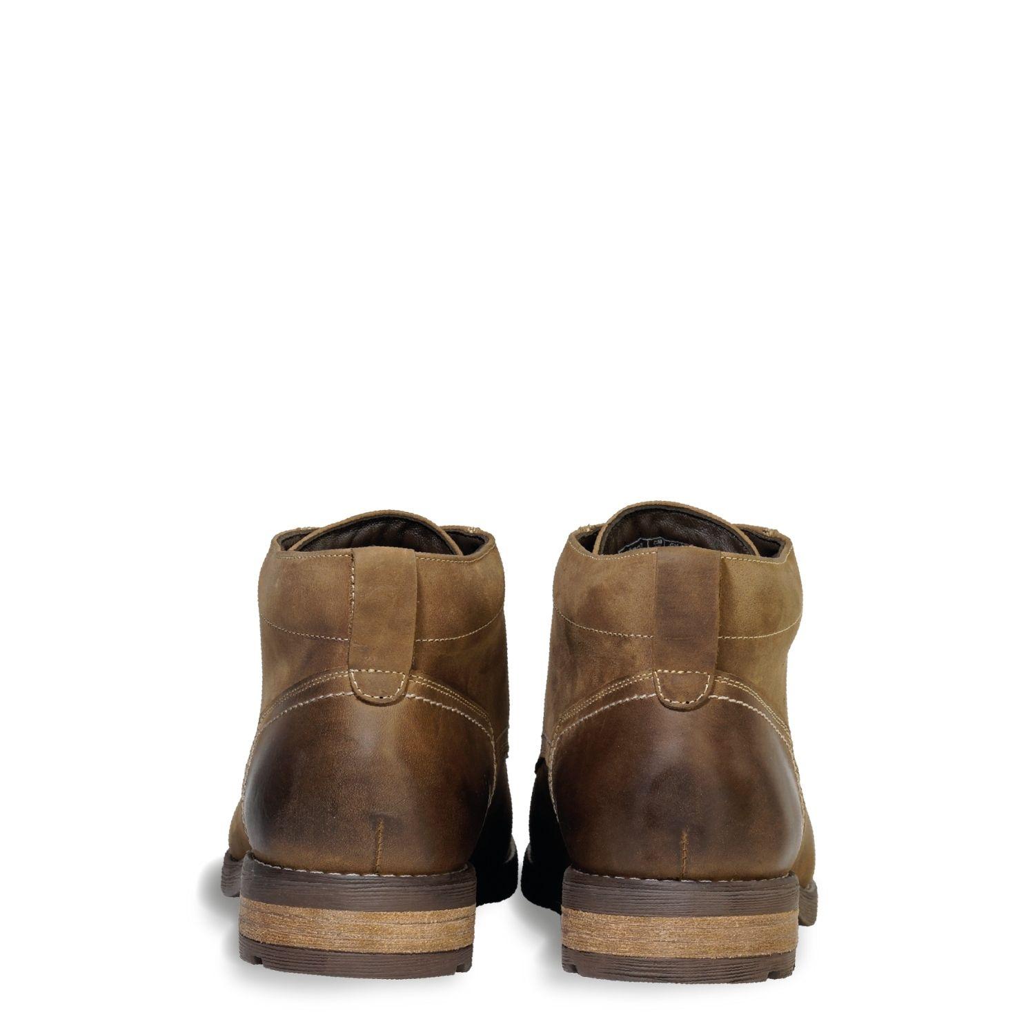 Botin Mid Cuero Hombre Véroz Torri - Tabaco-3