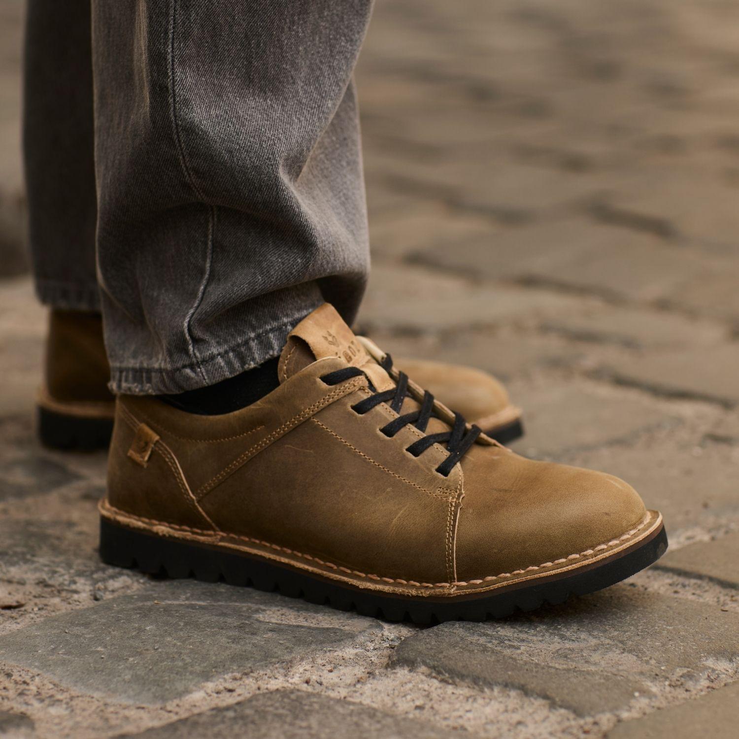 Zapato Cuero Hombre Véroz Milenio Light - Verde-4