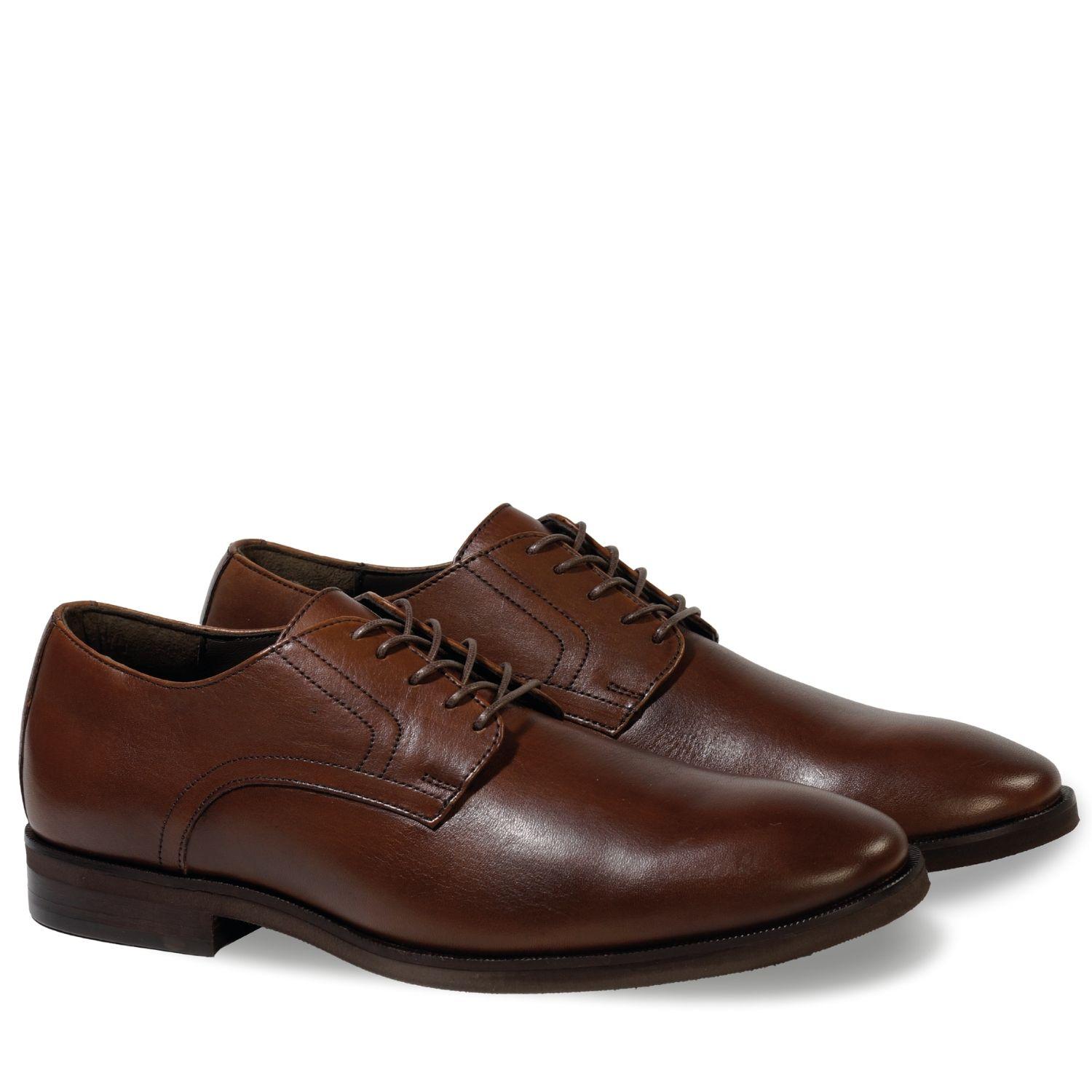 Zapato Cuero Hombre Véroz Manhattan Light - Cafe-1