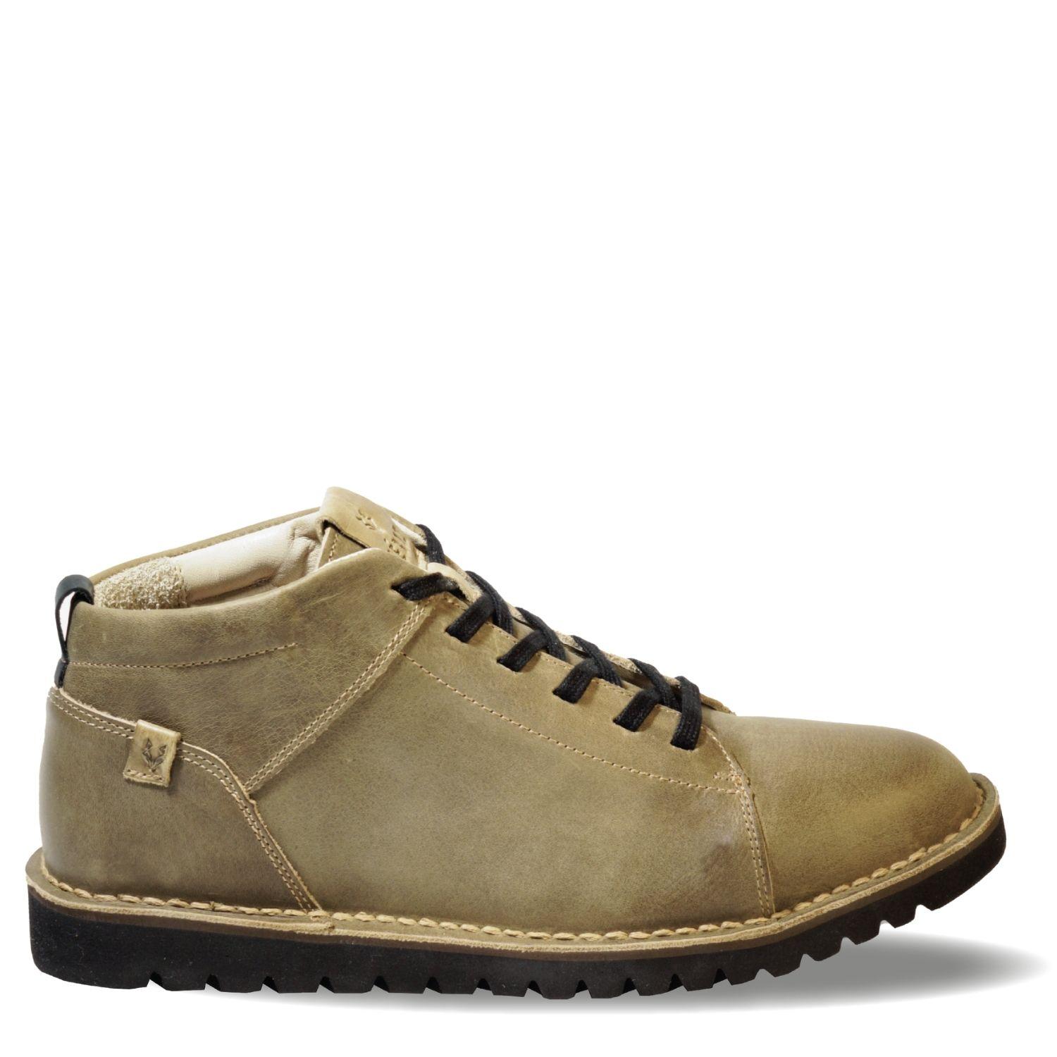 Zapato Hombre De Cuero Milenio Mid Verde Véroz-0