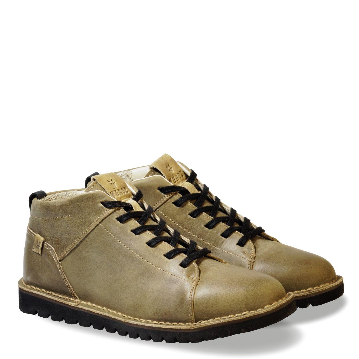 Zapato Hombre De Cuero Milenio Mid Verde Véroz-1