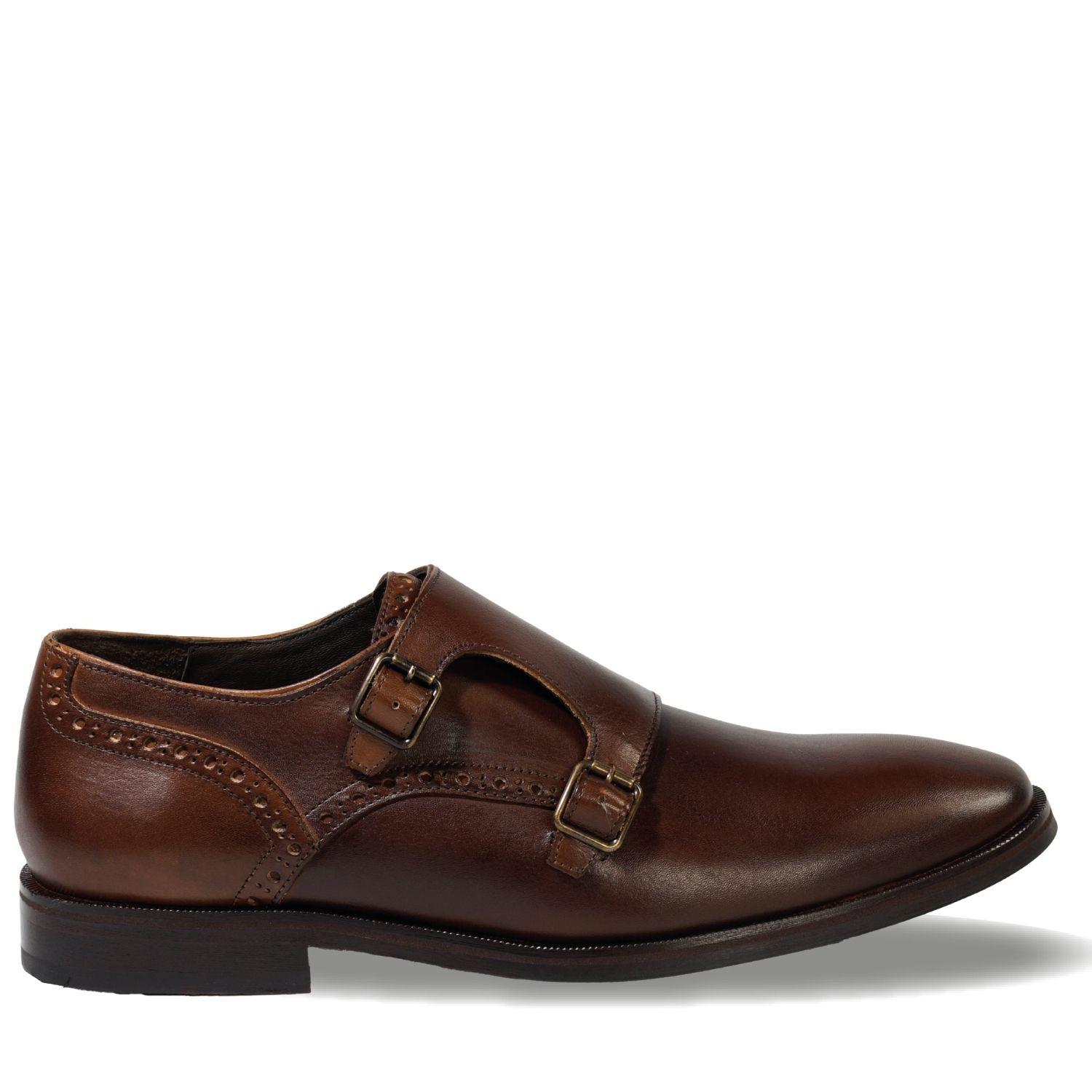 Zapato Cuero Hombre Véroz Bosforo - Cafe-0