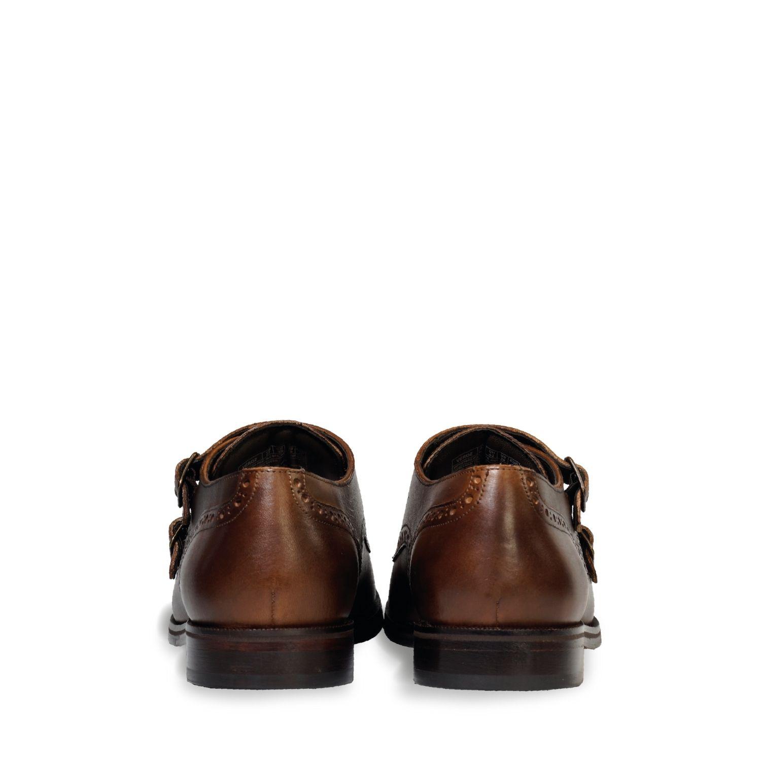Zapato Cuero Hombre Véroz Bosforo - Cafe-3