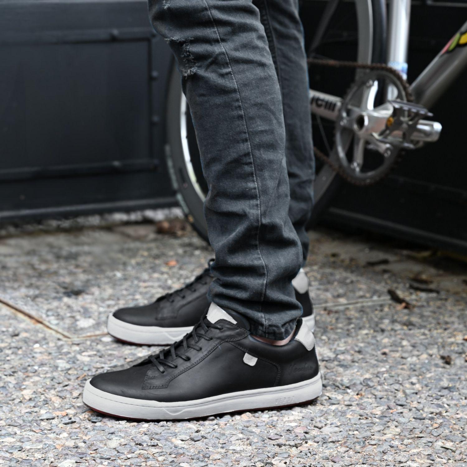 Zapatilla Cuero Hombre Véroz Vecchio - Negro-4