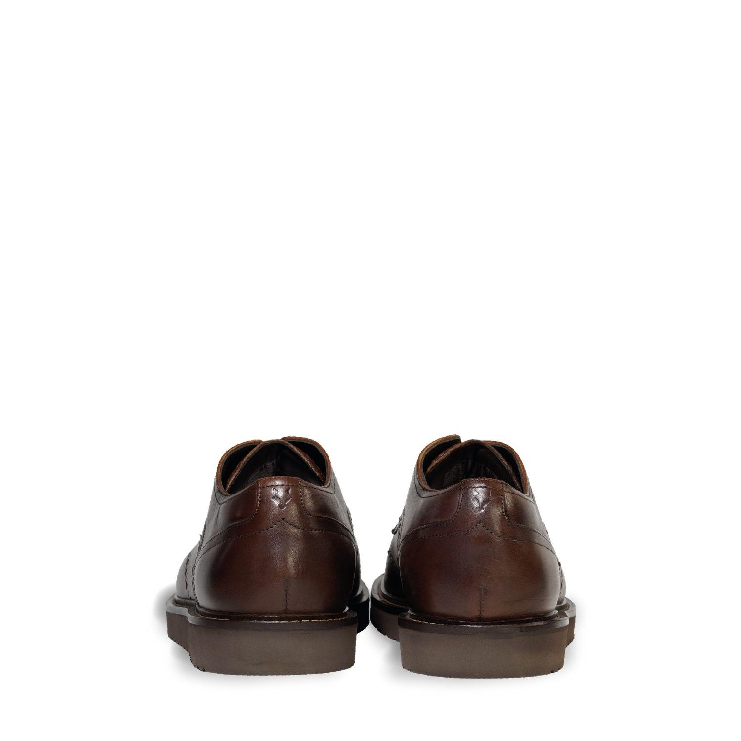 Zapato Cuero Hombre Véroz Scalzi Light - Cafe-3