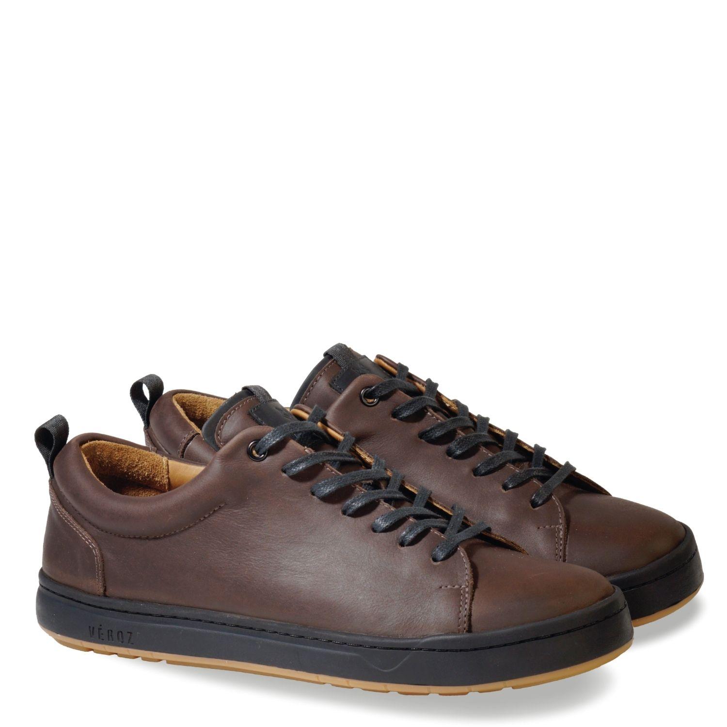 Zapatilla Cuero Hombre Véroz Rialto - Chocolate-1