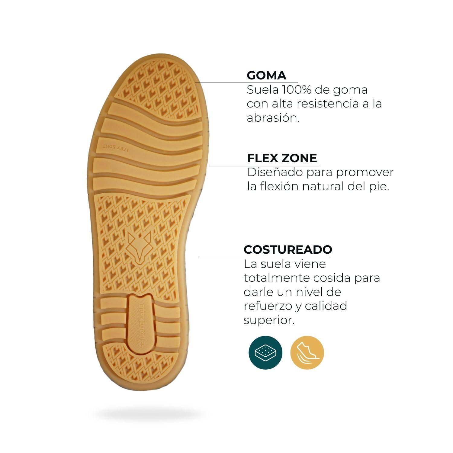 Zapatilla Cuero Hombre Véroz Rialto - Chocolate-5