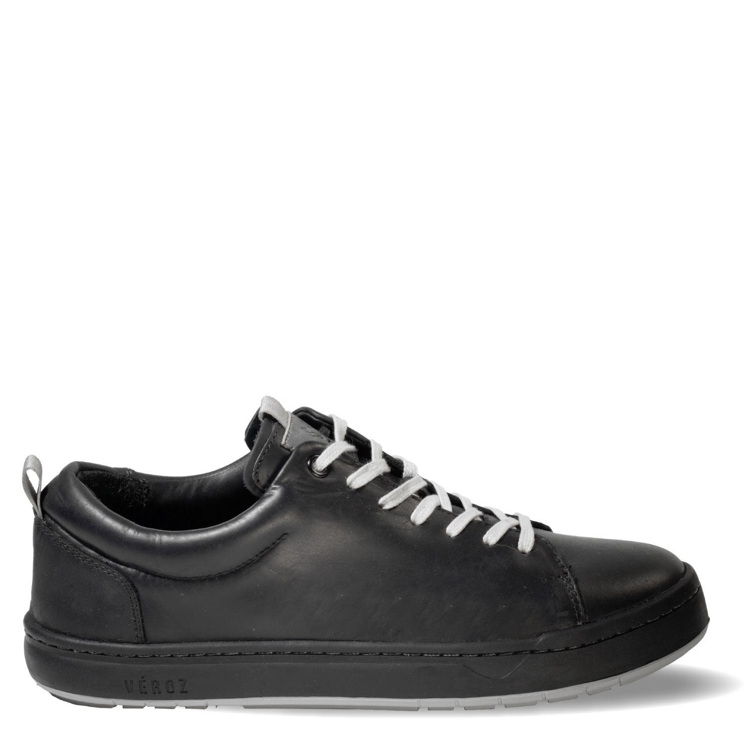 Zapatilla Hombre De Cuero Rialto Negro Véroz-1