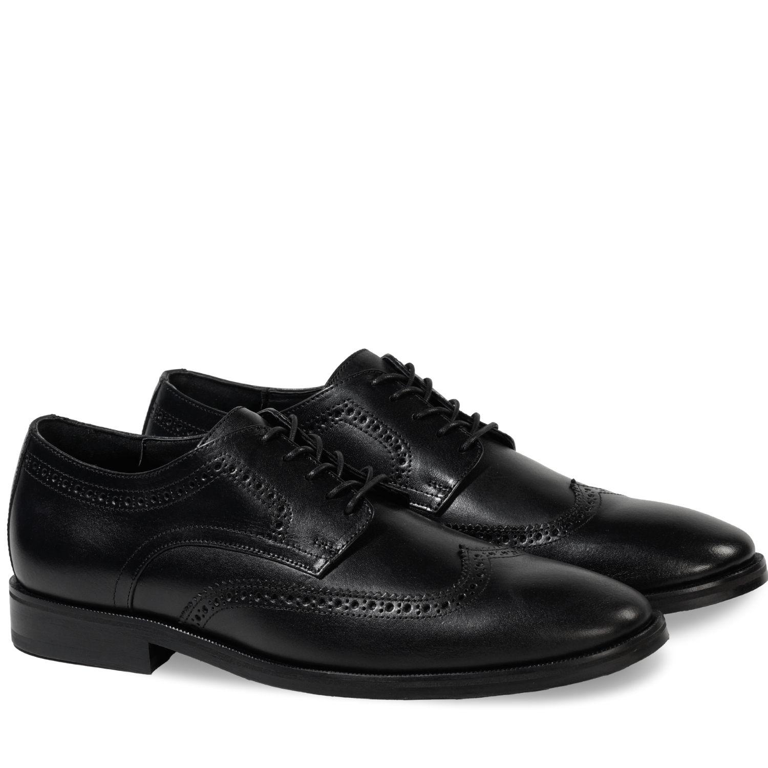 Zapato Cuero Hombre Véroz Brooklyn - Negro-1