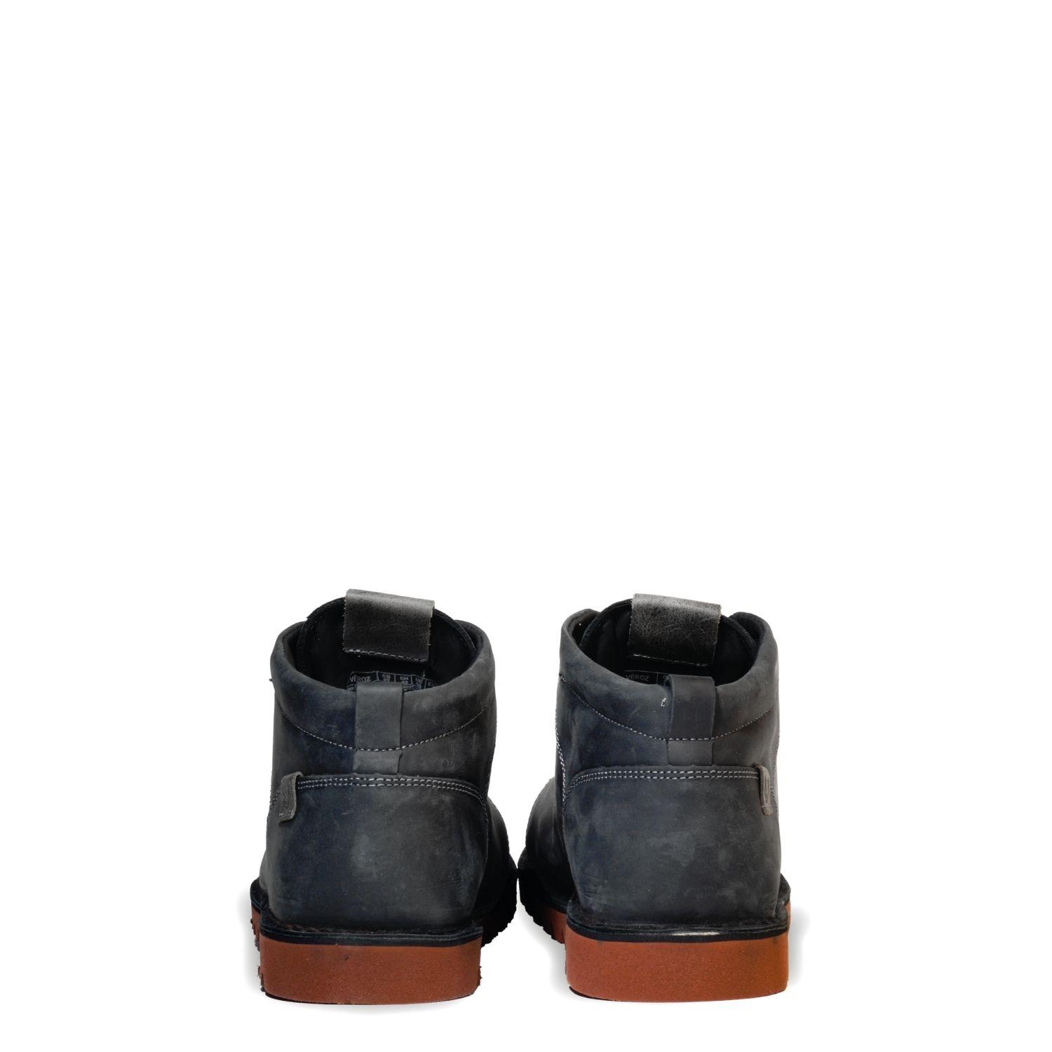 Zapato Hombre De Cuero Milenio Mid Negro Véroz-3