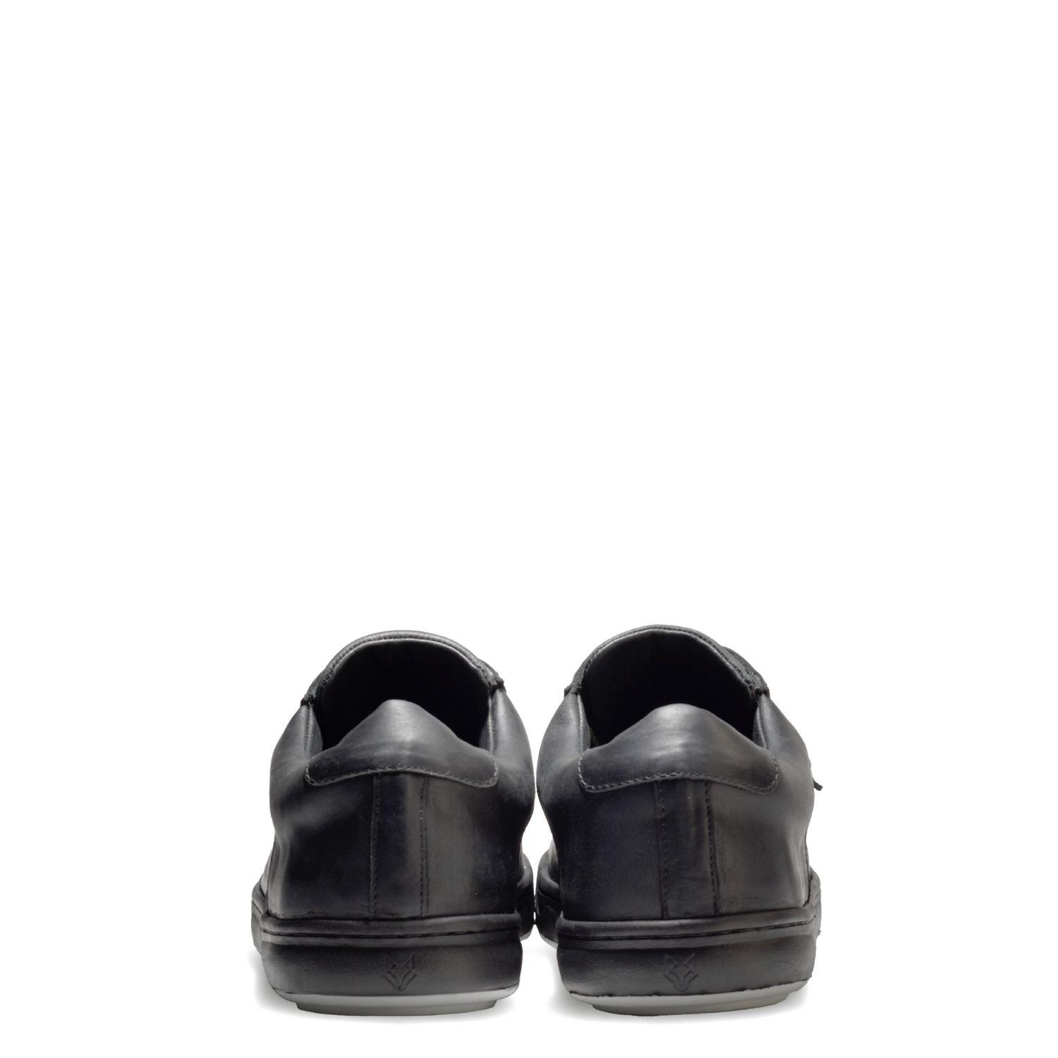 Zapatilla Cuero Hombre Véroz Vecchio - Negro/Verde-3