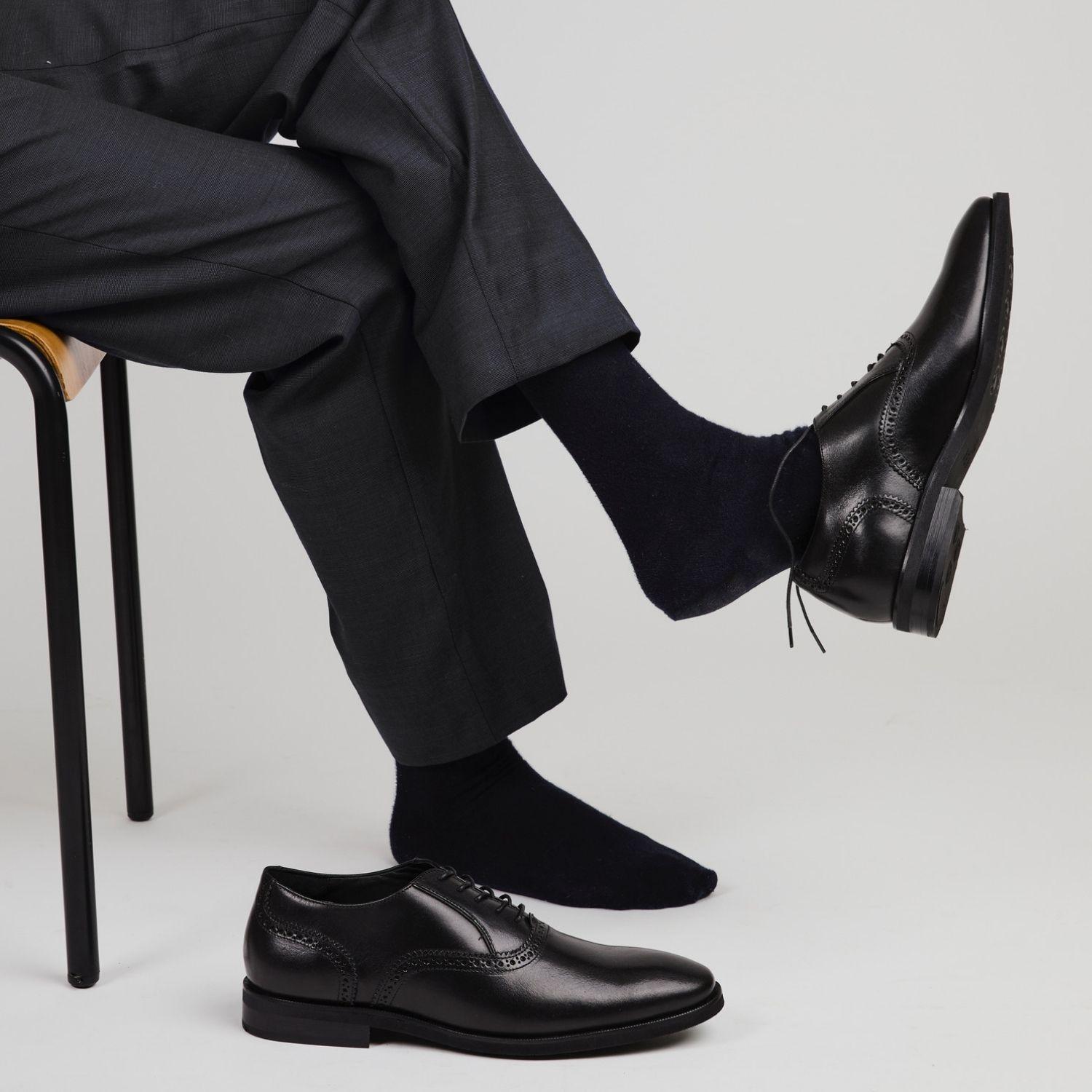 Zapato Cuero Hombre Véroz Golden Gate Light - Negro-4