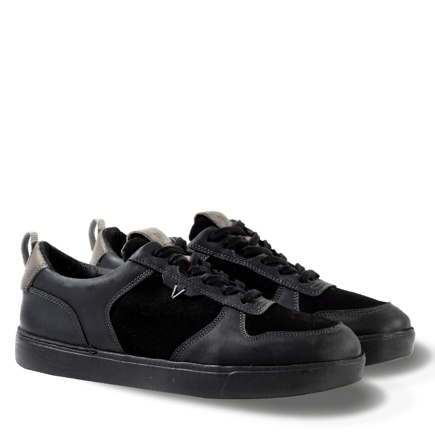 Zapatilla Hombre De Cuero Trend Light Negro Véroz-1