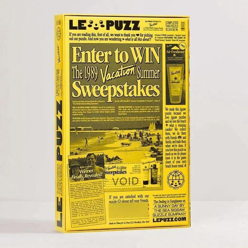 Puzzle 1000 Piezas Vacation Marca Le Puzz Brooklyn-2