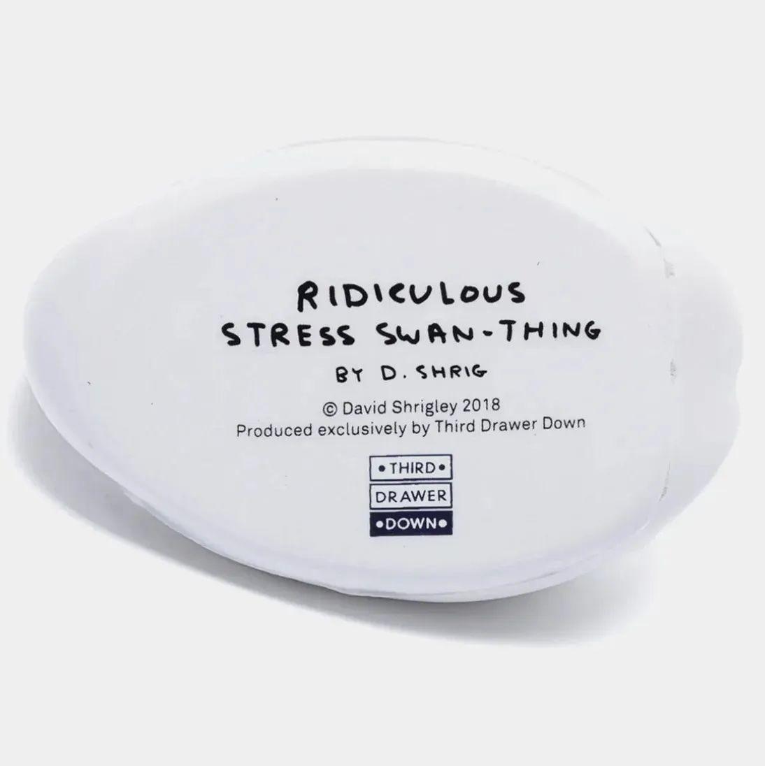Juguete Antiestrés Squishy David Shrigley Swan Thing Blanco-3