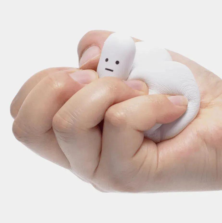 Juguete Antiestrés Squishy David Shrigley Swan Thing Blanco-2