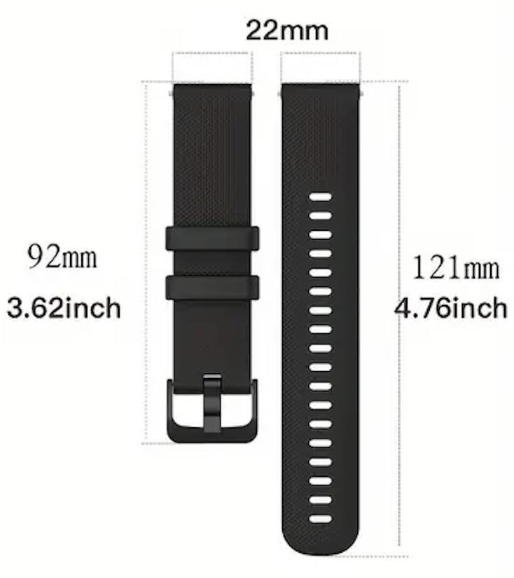 Correa 22mm Para Garmin Vivoactive 4, Forerunner 255/265, Venu 2-2