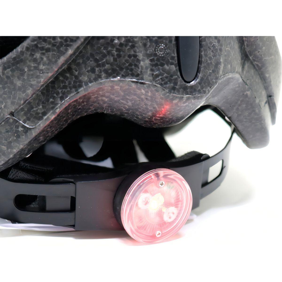 Casco De Bicicletas Radical Mountain Deportivo Con Luz Color Gris Negro Talla L-3