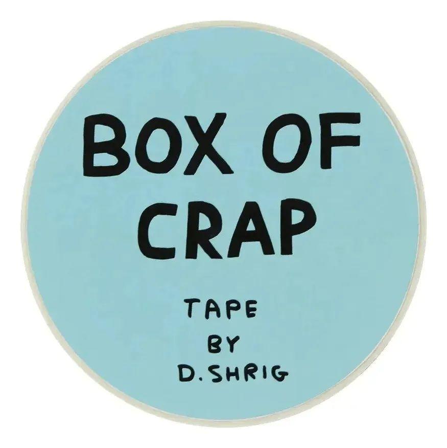 Cinta Embalaje Box Of Crap David Shrigley Third Drawer Down Blanco-2