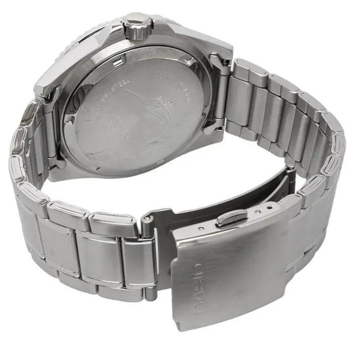 Reloj Casio Marlin, Clásico, Correa Acero Inoxidable, Formal Wr 200 Metros-2