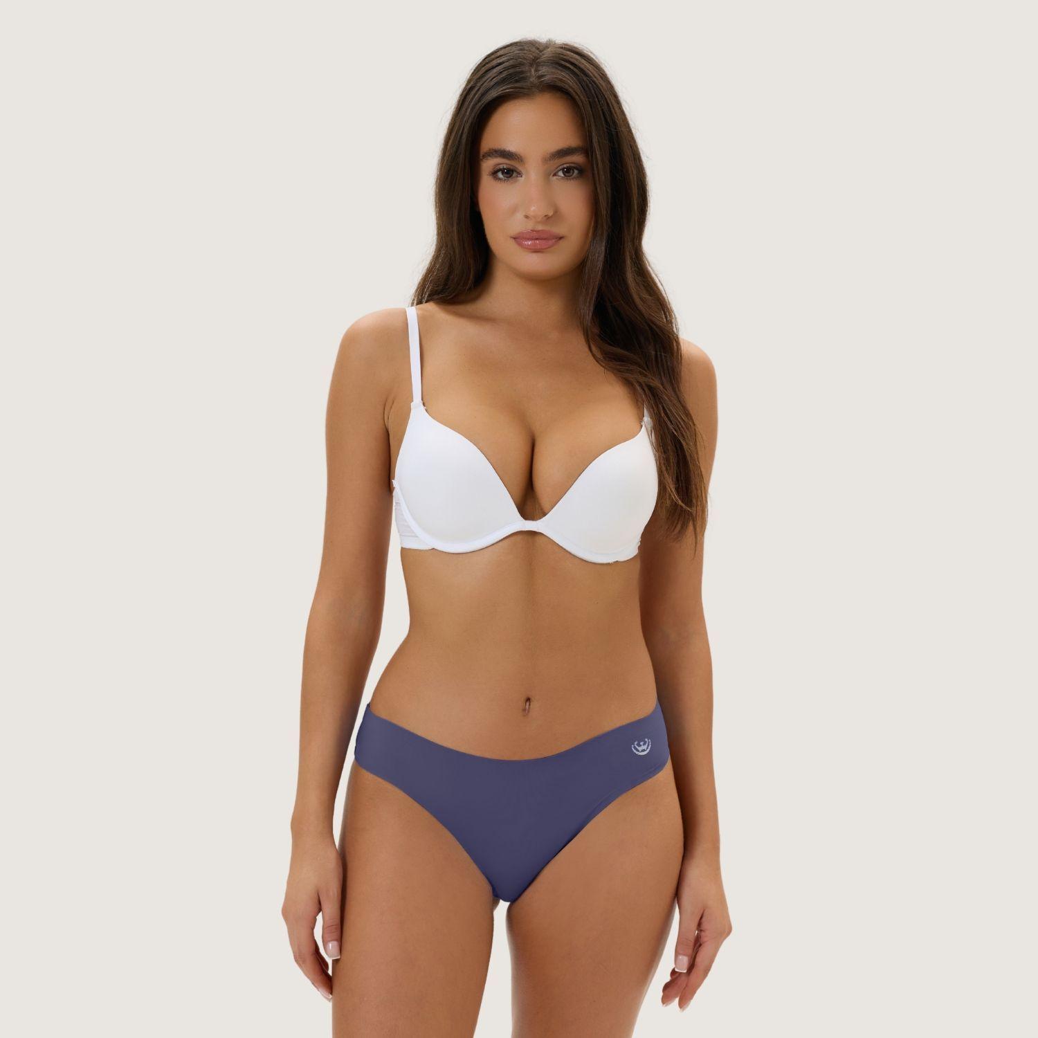 Pack de 6 Calzones Bikini – Microfibra Corte Laser Mujer-3