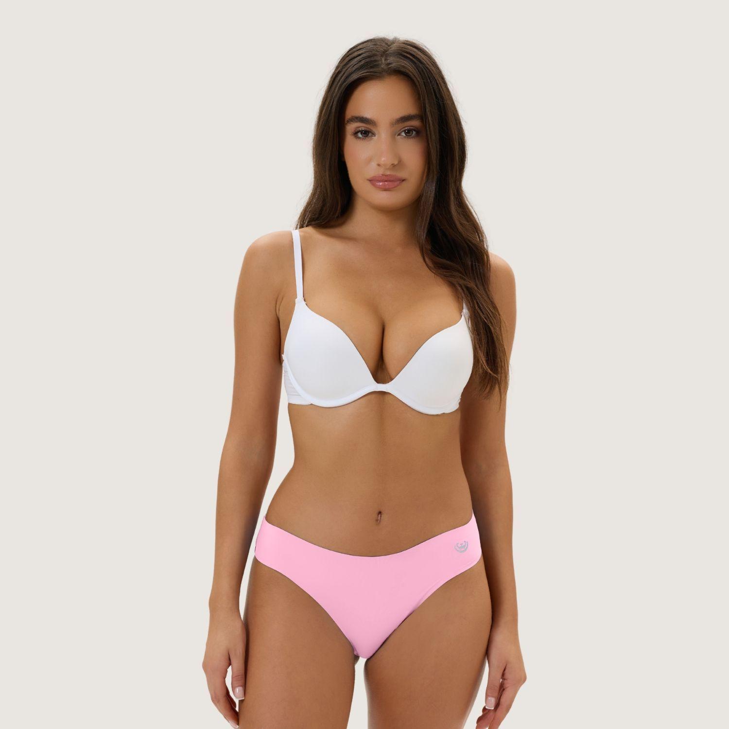 Pack de 6 Calzones Bikini – Microfibra Corte Laser Mujer-5