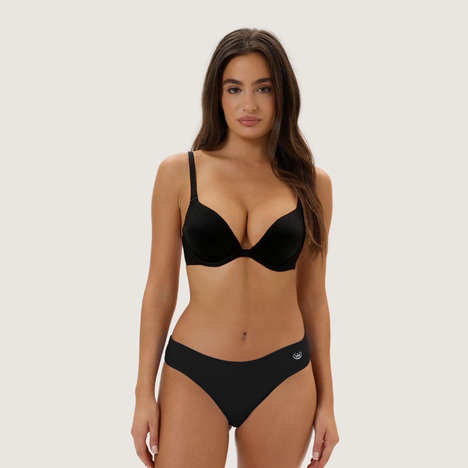 Pack de 6 Calzones Bikini – Microfibra Corte Laser Mujer-6
