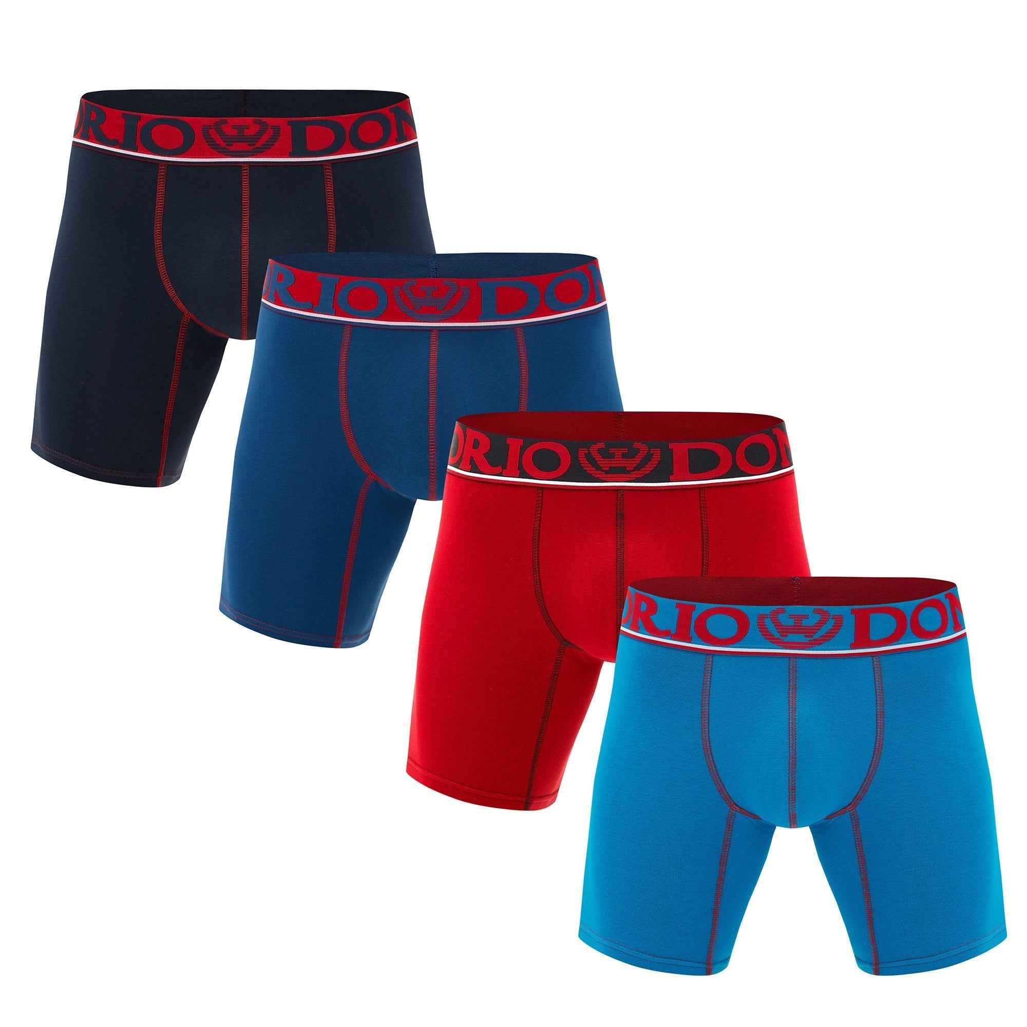 Pack de 4 Boxer Medio Algodón Hombre Giovacchino-0