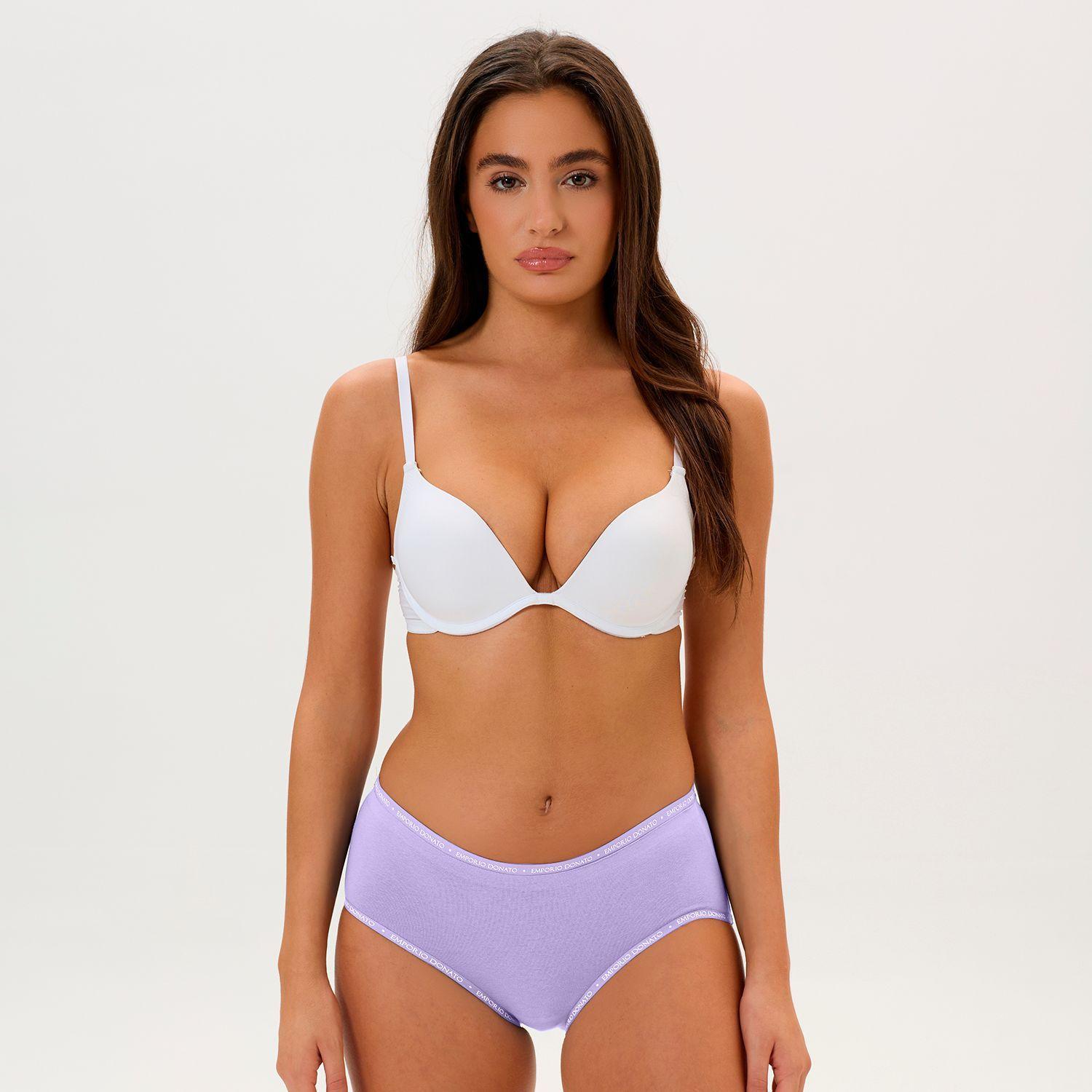 Pack de 6 Calzones Bikini Algodón Mujer .-3