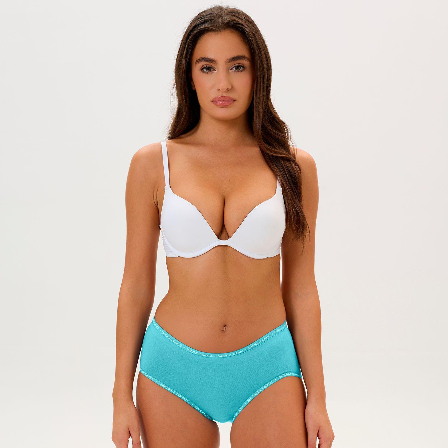 Pack de 6 Calzones Bikini Algodón Mujer .-4