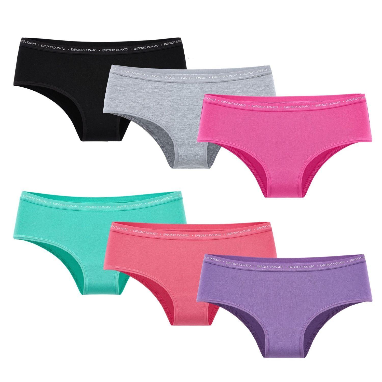 Pack 6 - Calzones Pantaleta Algodón Mujer.-7