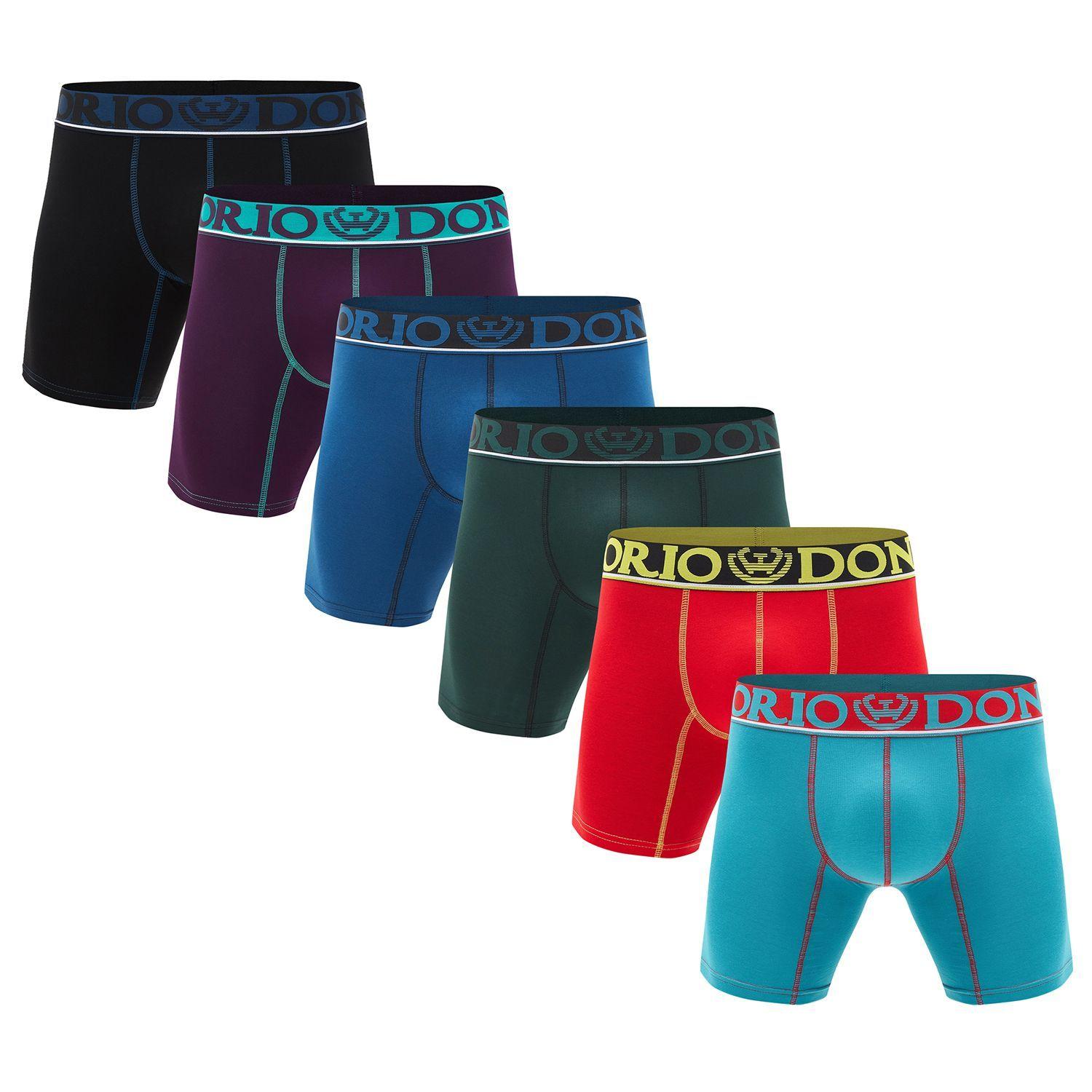 Pack de 6 Boxer Medio Algodón Hombre Giovacchino -0