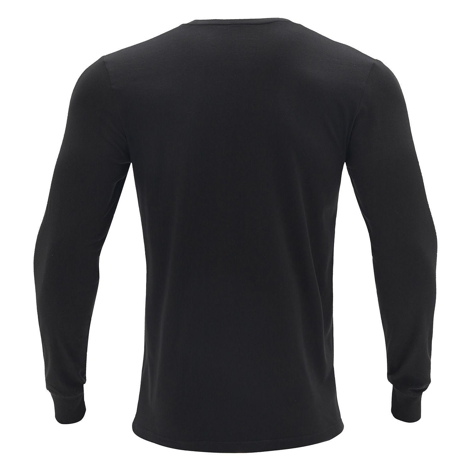 Pack 2 Camisetas Manga Larga Algodón Hombre Con Bolso de Regalo-3