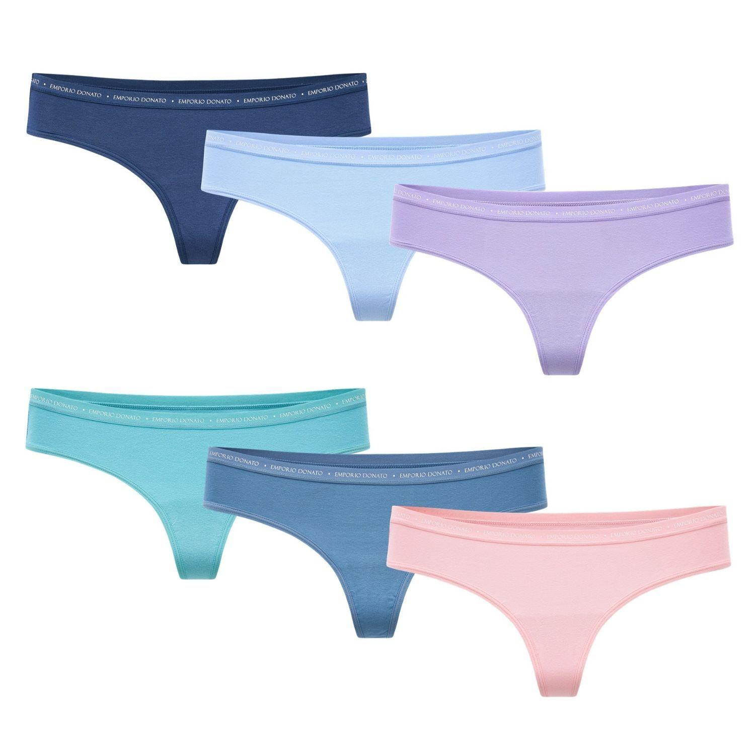 Pack   de 6 Calzones – Colaless Algodón Mujer-7