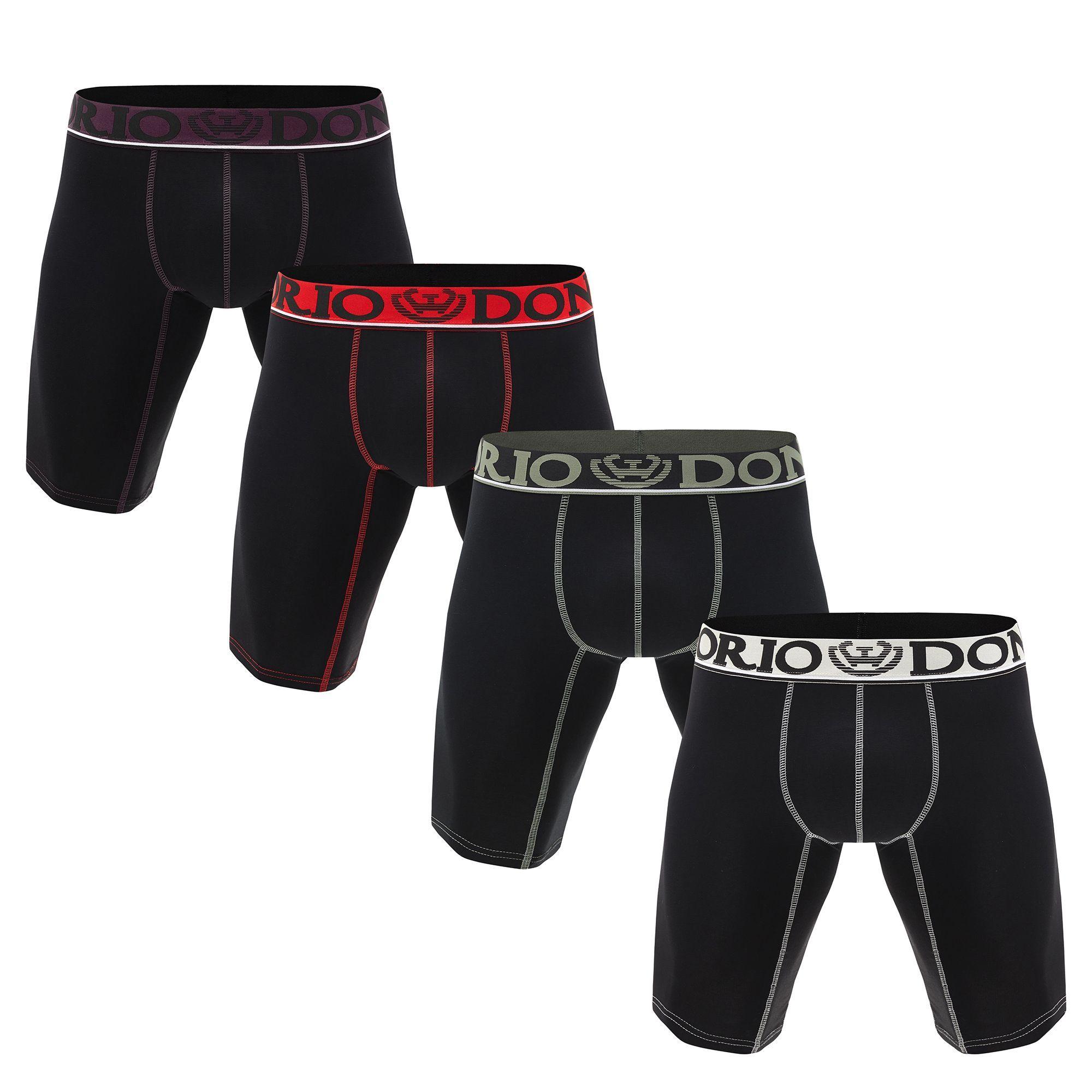 Pack de 4 Boxer Largo Algodón Hombre-0