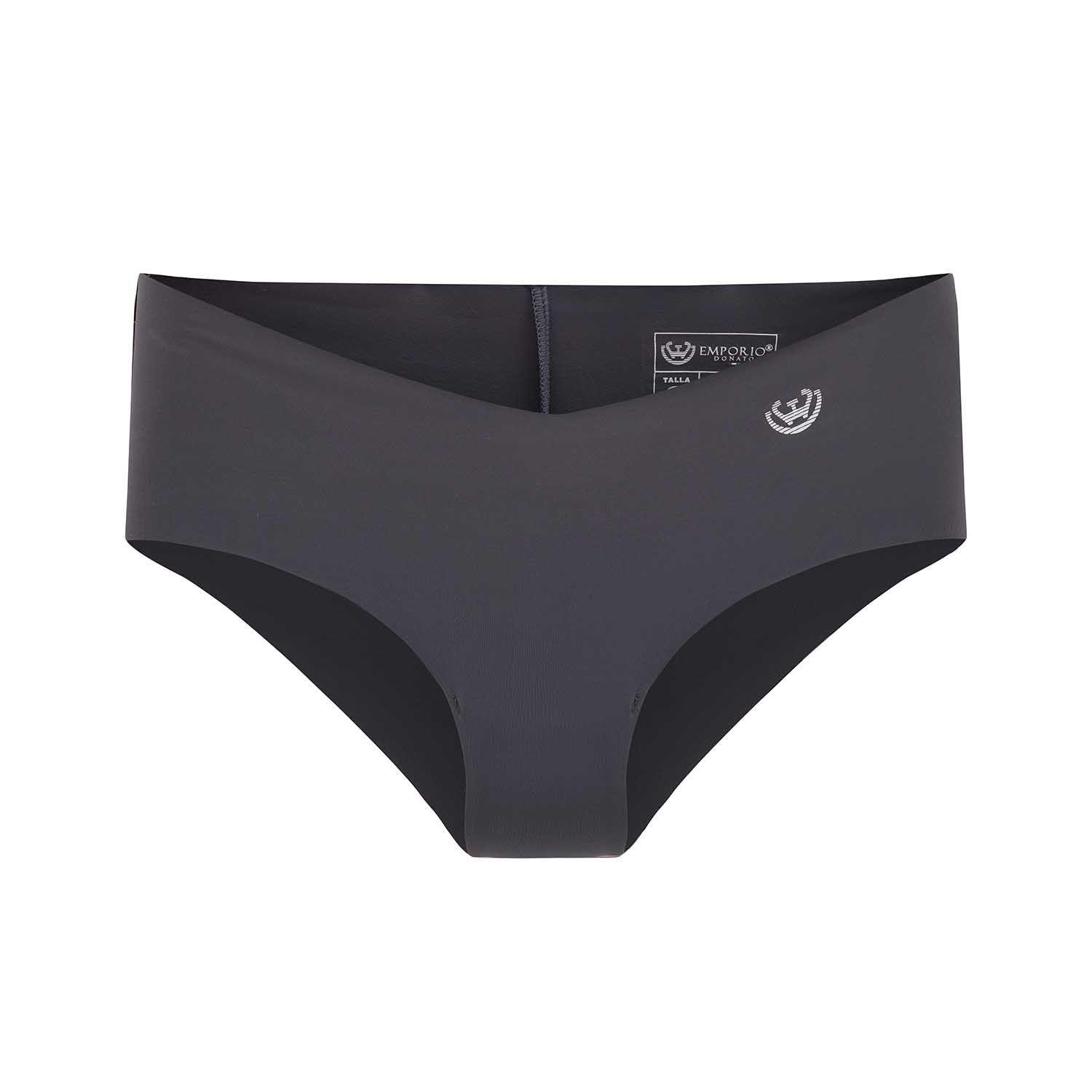 Pack de 6 Calzones - Bikini Microfibra Corte Laser Mujer.-3