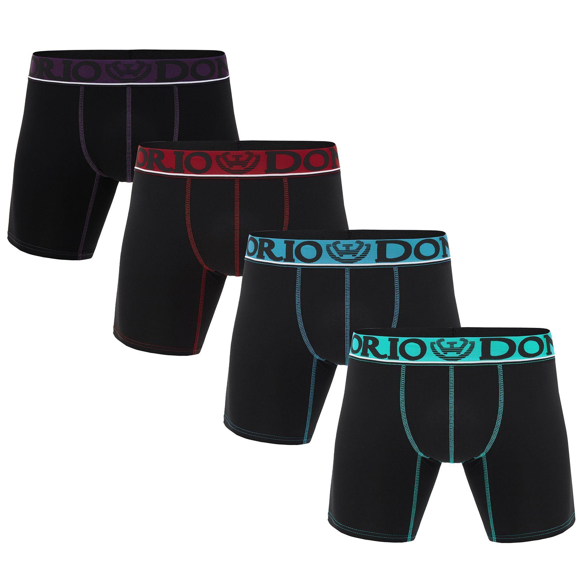 Pack de 4 Boxer Medio Algodón Hombre Giovacchino-0