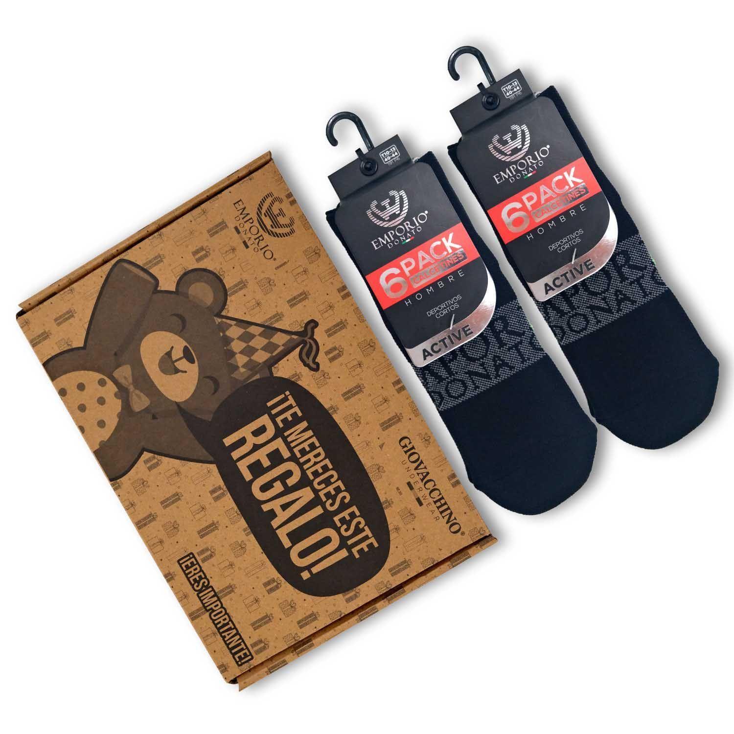 Pack de 12 Calcetines Cortos Deportivos Hombre Premium-4