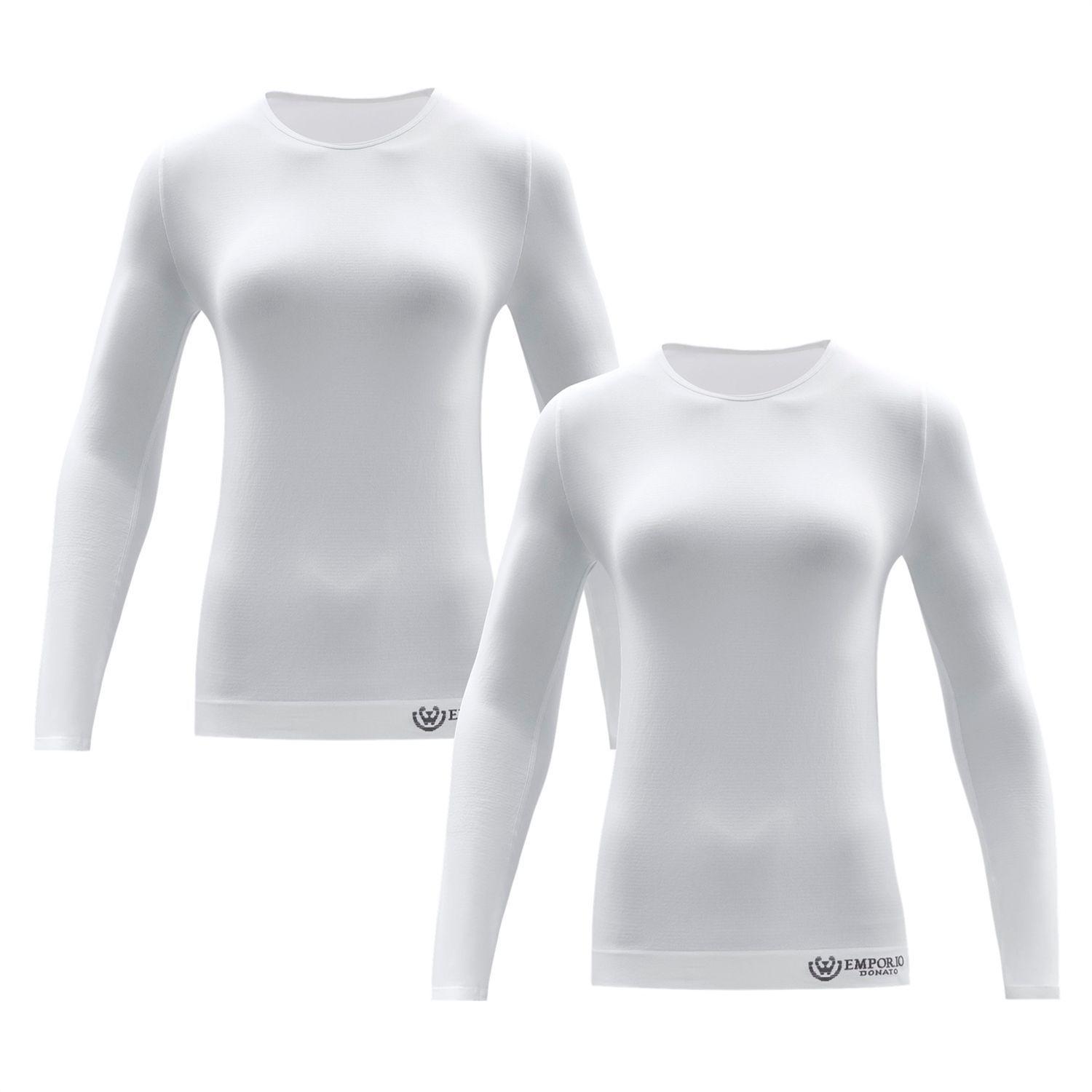 Pack de 2 Polera Cuello Redondo Microfibra Mujer-3