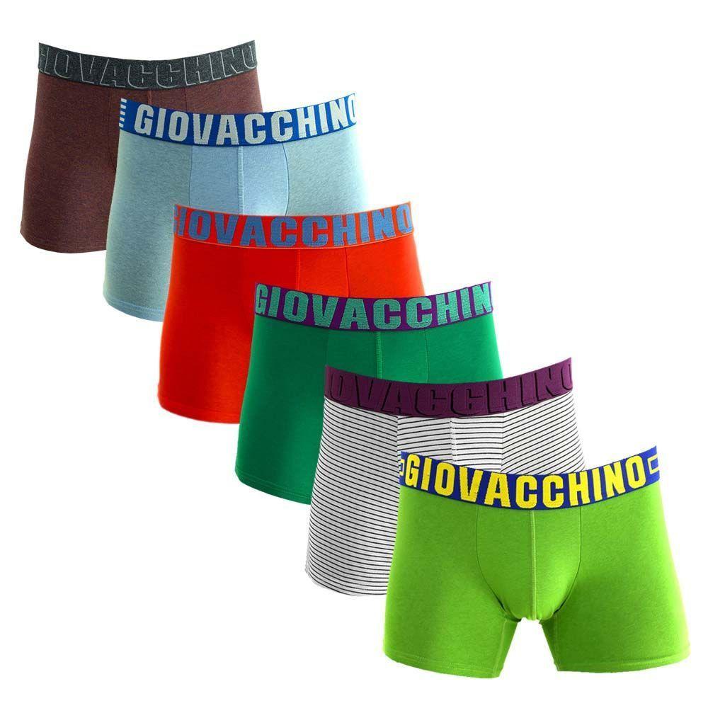 Boxer Largo Algodón Hombre Pack 6-0